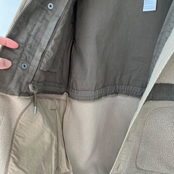 Madewell x Rentrayage NWT Upcycle Field jacket, Olive/tan, Size S - Picture 9 of 15
